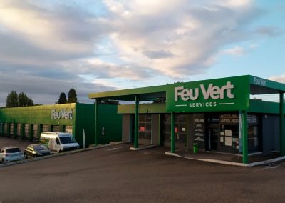 Vue d'un centre Feu vert services